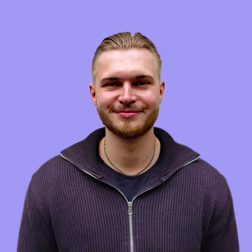 porträtt på joel