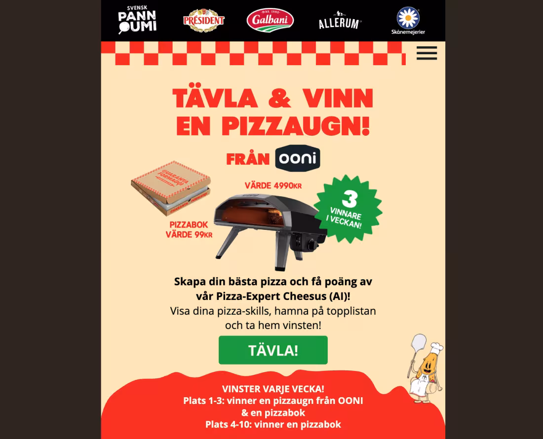 pizza kampanj